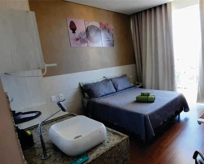 Apto 201 Com Varanda, Self Check-In, Ar, Tv E 14Km Aeroporto Lagoa Santa  Ngoại thất bức ảnh